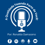 Logo Podcast AQFPV - A Qualidade Fazendo Parte de Você!