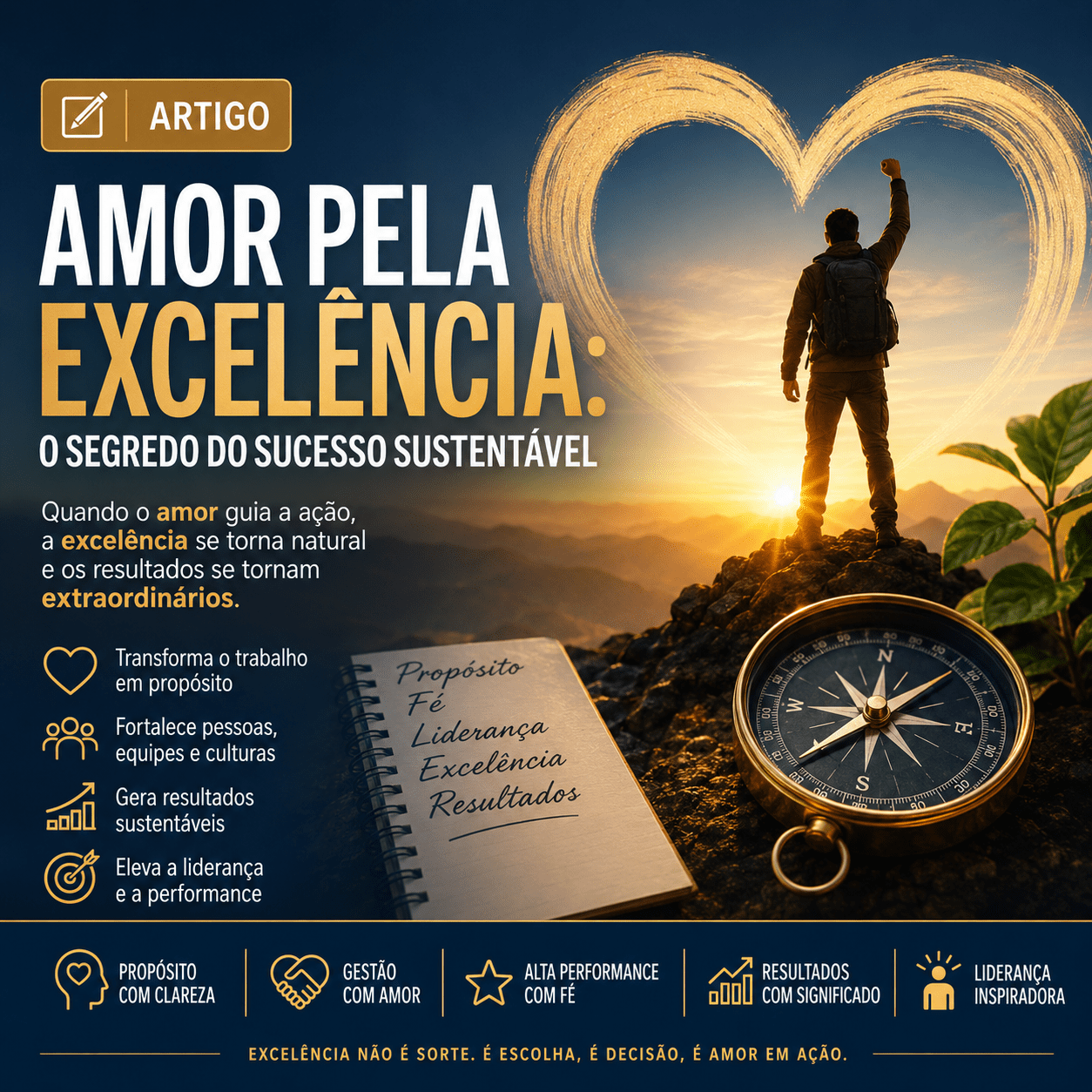 Amor pela Excelência o Segredo do Sucesso Sustentável
