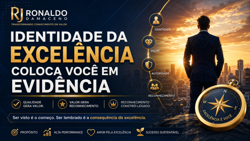 Identidade da Excelência Coloca Você em Evidência