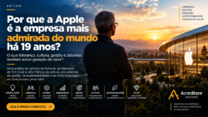 Por que a Apple é a empresa mais admirada há 19 anos?